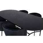 Oval dining set (skate, berit)