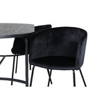 Oval dining set (skate, berit)