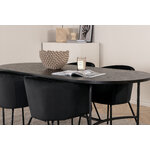 Oval dining set (skate, berit)