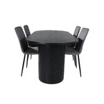 Oval dining set (bianca, windu)