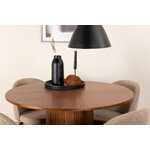 Round dining set (bianca, velvet)