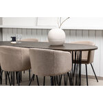 Rectangular dining set (stone oval, berit)