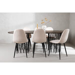 Oval dining set (stone oval, polar)