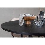 Round dining set (copenhagen, velvet)