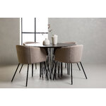 Round dining set (stone round, berit)