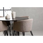 Round dining set (stone round, berit)