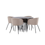 Round dining set (stone round, berit)