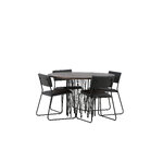 Round dining set (stone round, kenth)