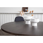 Round dining set (stone round, polar)