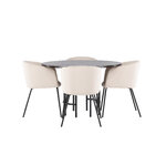 Round dining set (copenhagen, berit)