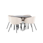 Round dining set (copenhagen, berit)