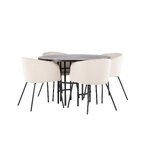 Round dining set (copenhagen, berit)