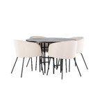 Round dining set (copenhagen, berit)