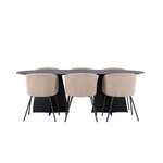 Rectangular dining set (bootcut oval, berit)