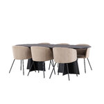 Rectangular dining set (bootcut oval, berit)