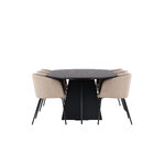 Rectangular dining set (bootcut oval, berit)