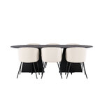 Rectangular dining set (bootcut oval, berit)