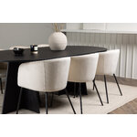 Rectangular dining set (bootcut oval, berit)