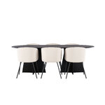 Rectangular dining set (bootcut oval, berit)