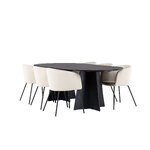 Rectangular dining set (bootcut oval, berit)