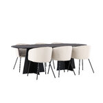 Rectangular dining set (bootcut oval, berit)