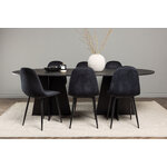 Rectangular dining set (bootcut oval, polar)