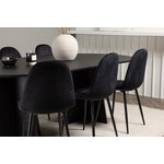 Rectangular dining set (bootcut oval, polar)