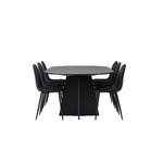 Rectangular dining set (bootcut oval, polar)