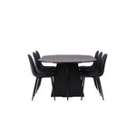 Rectangular dining set (bootcut oval, polar)