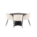 Round dining set (bootcut round, berit)