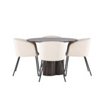 Round dining set (olivia, berit)