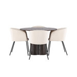 Round dining set (olivia, berit)