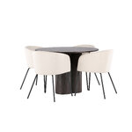 Round dining set (olivia, berit)