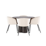 Round dining set (olivia, berit)