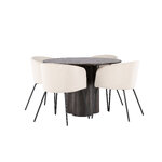 Round dining set (olivia, berit)