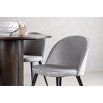 Round dining set (olivia, velvet)