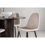 Round dining set (olivia, polar)