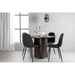 Round dining set (olivia, polar)