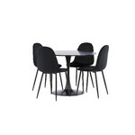 Round dining set (glade, polar)