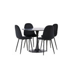 Round dining set (glade, polar)