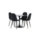 Round dining set (glade, polar)