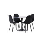 Round dining set (glade, polar)