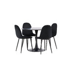 Round dining set (glade, polar)