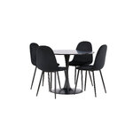 Round dining set (glade, polar)