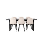 Rectangular dining set (vail, polar)