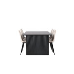 Rectangular dining set (vail, polar)