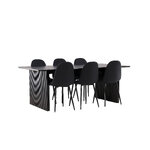 Rectangular dining set (vail, polar)