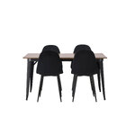 Rectangular dining set (tempe, polar)