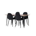 Rectangular dining set (tempe, polar)