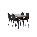 Rectangular dining set (tempe, polar)